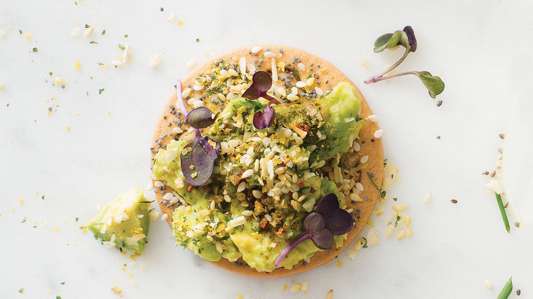 Smashed Avocado Bites