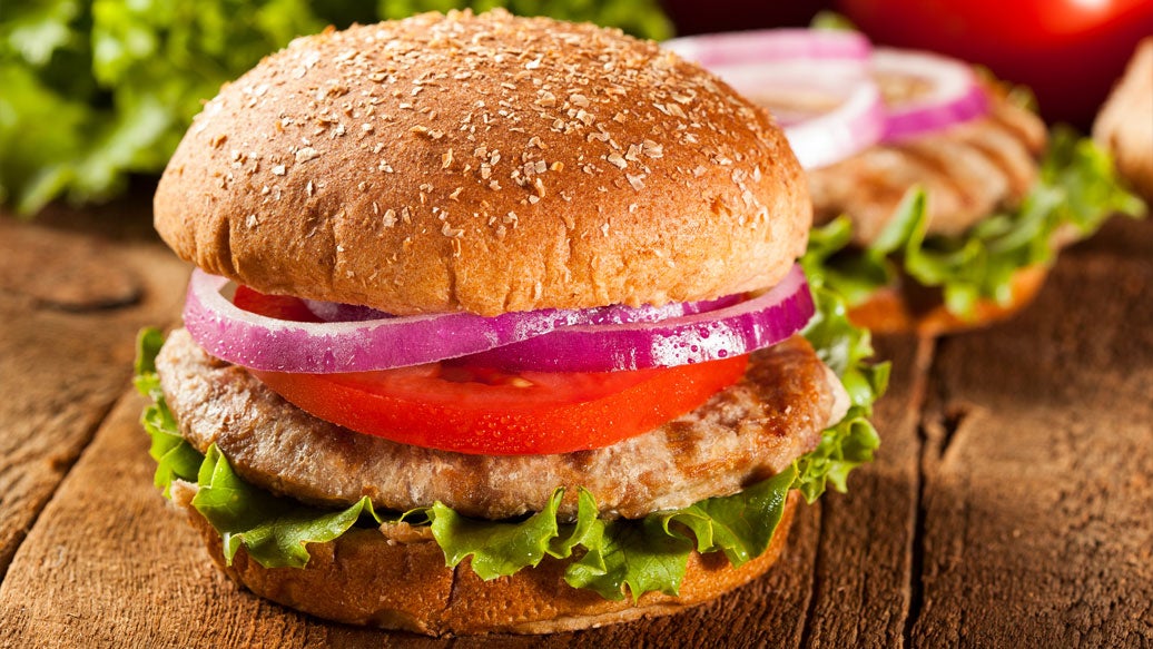 Burgers de poulet grillé