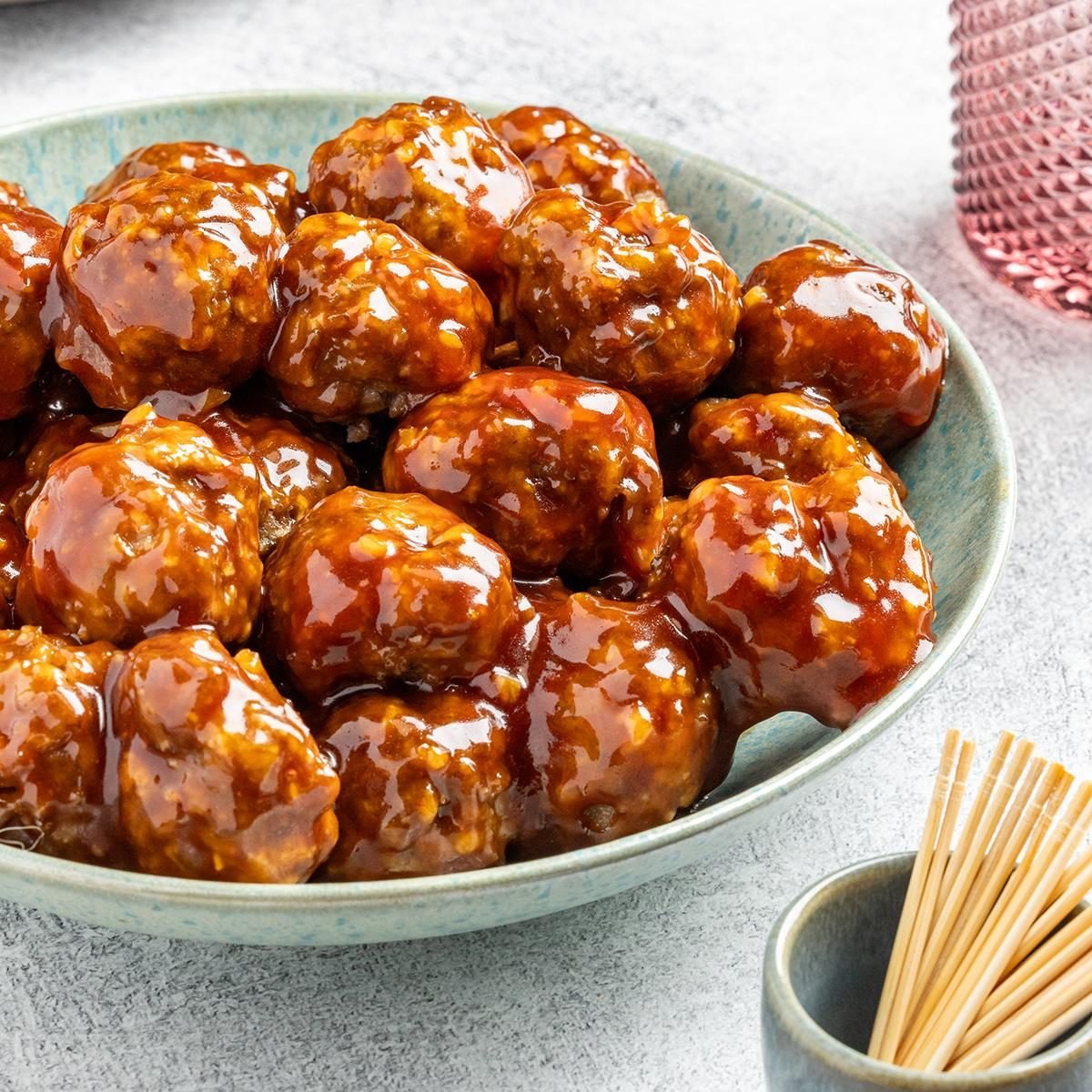 Mini boulettes au miel et à l'ail