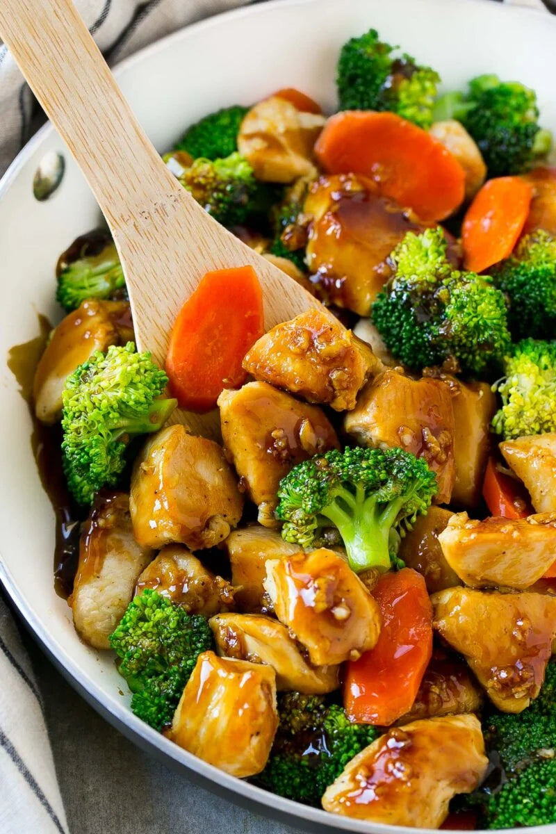 Sauté au miel et à l'ail