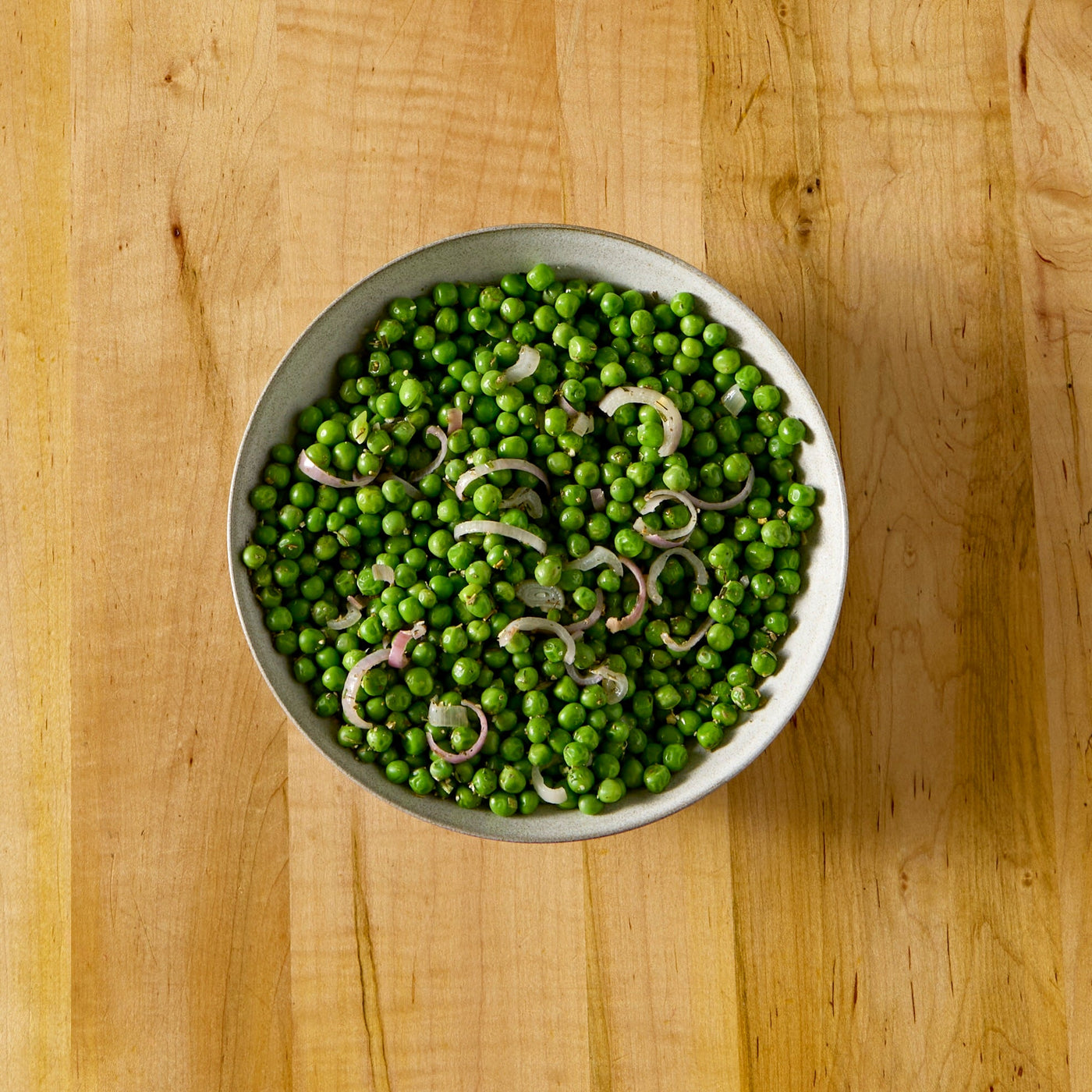 Salade de pois verts à la menthe
