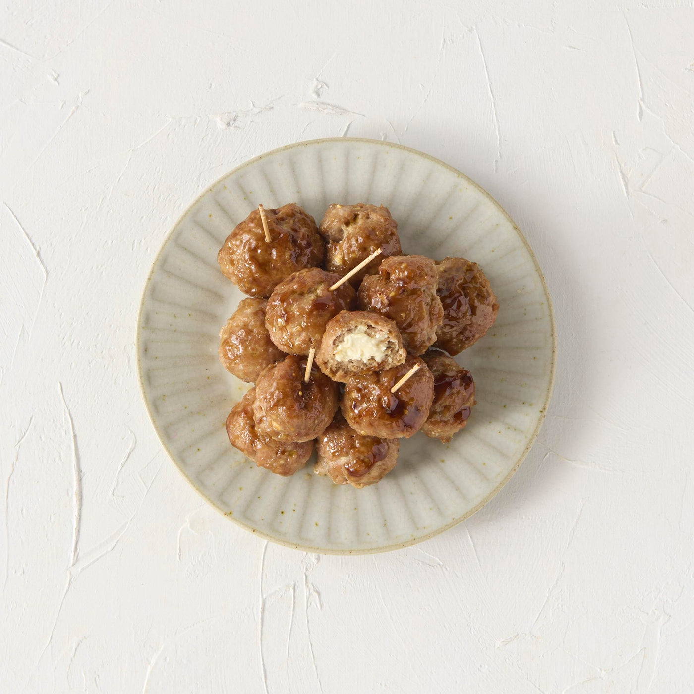 Mini boulettes farcies au fromage