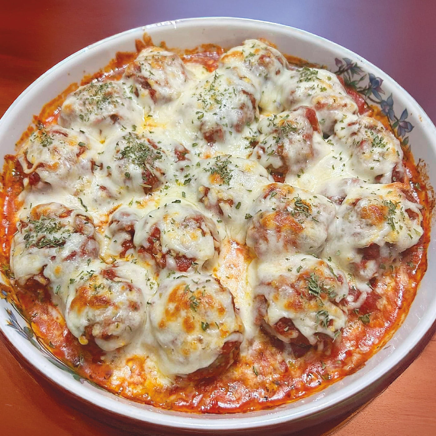 Casserole de boulettes de viande à l’italienne