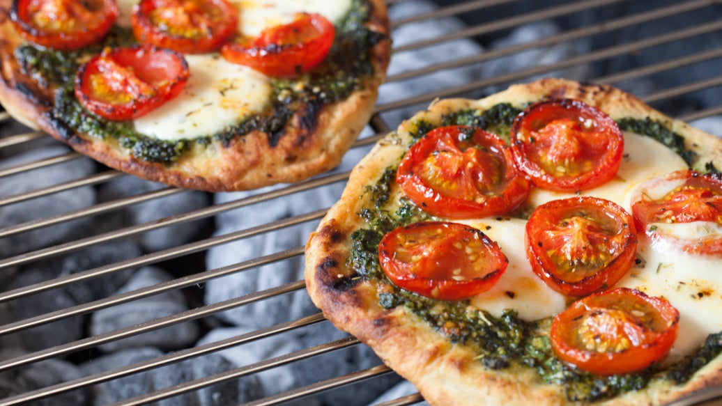 Pizza caprese sans gluten