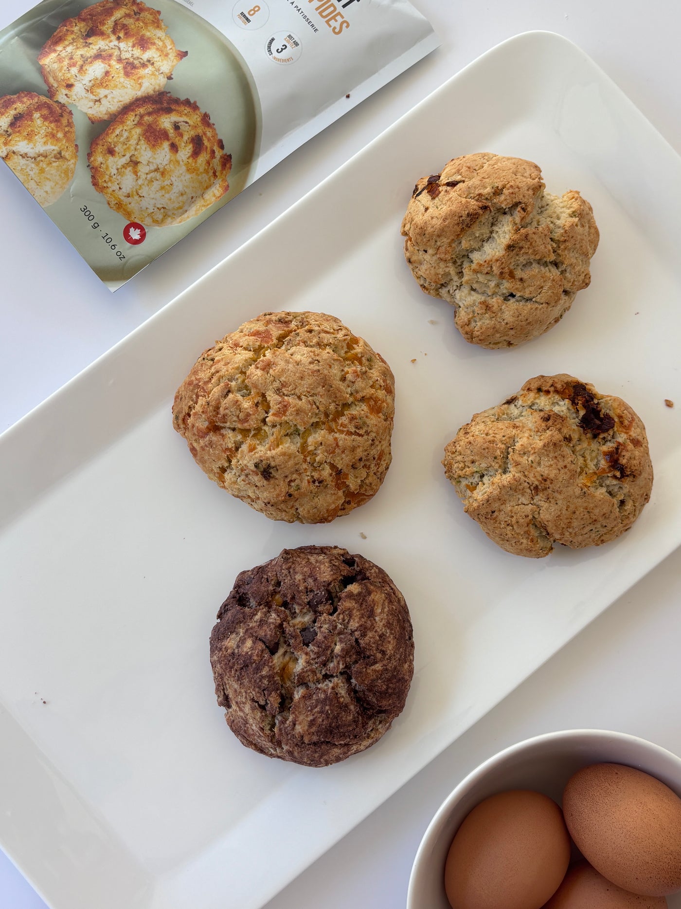 Scones divins au chocolat