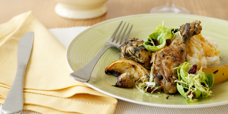 Poulet à l'ail et au citron
