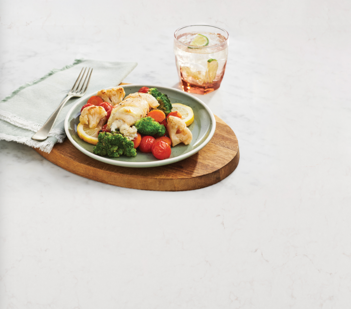 Filets de sole farcis au citron