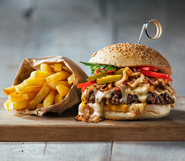 Burgers bœuf et fromage à la Philly