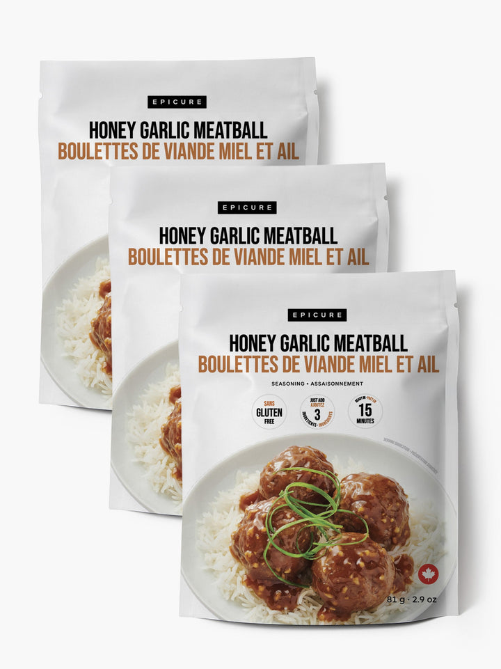 Boulettes de viande miel et ail