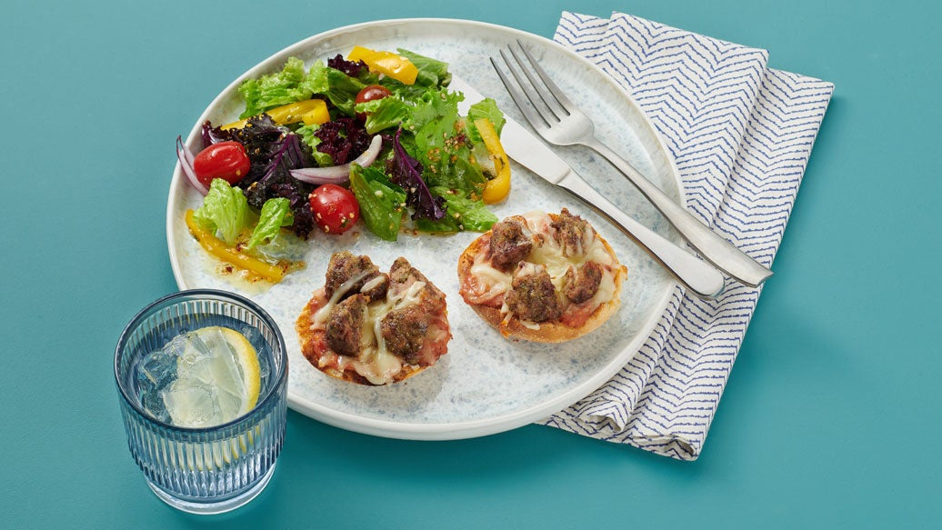 Pizzas sur muffins anglais