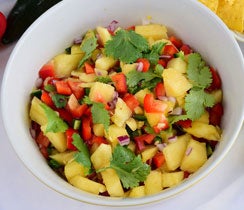 Salsa à l'ananas grillé