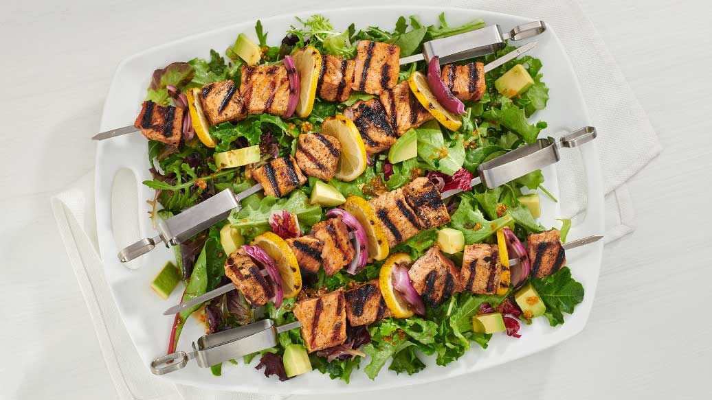 Salade de saumon grillé Oh Canada