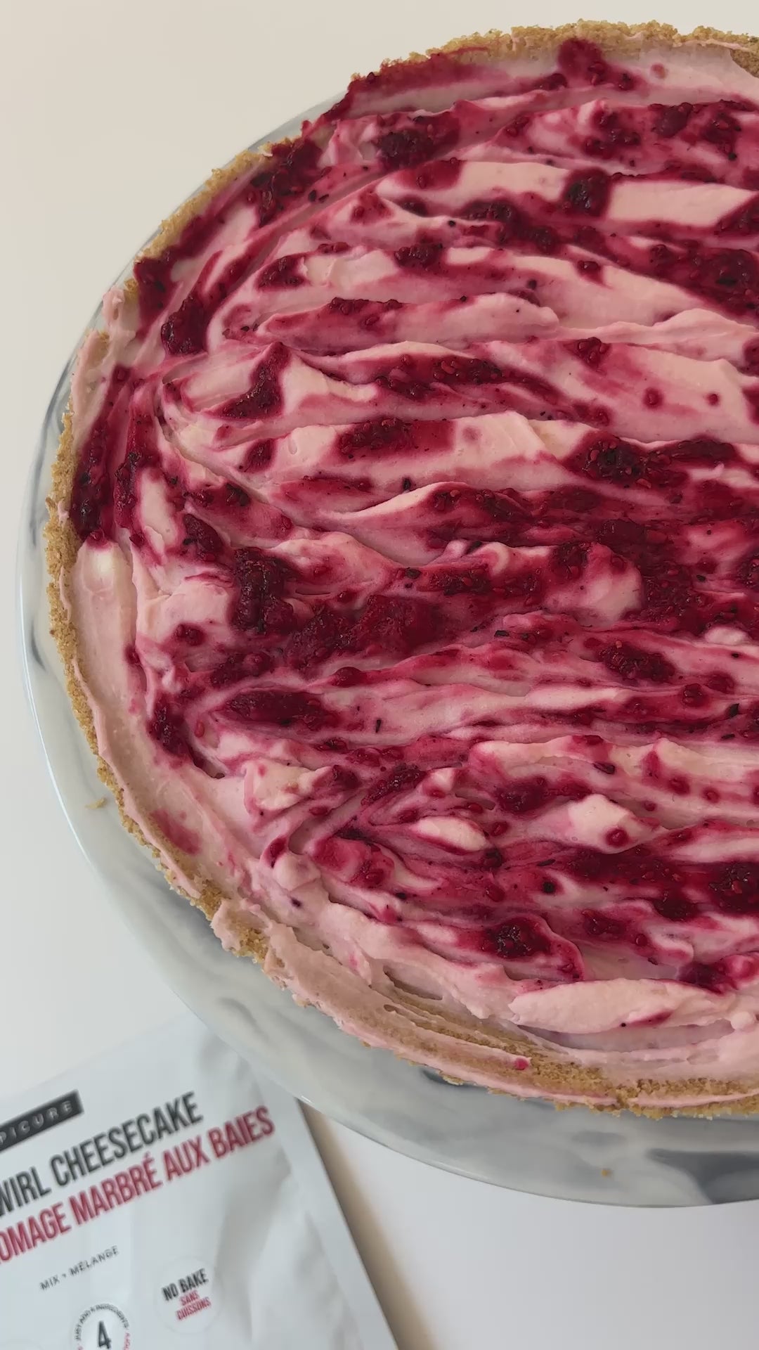 Berry Swirl Cheesecake