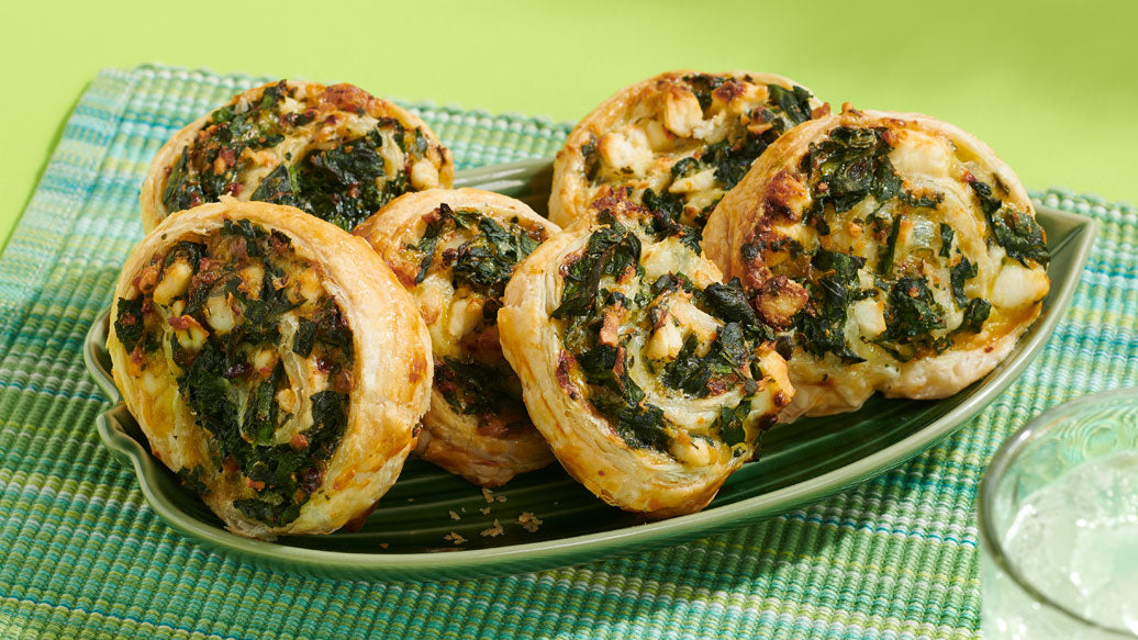 Roulades spanakopita