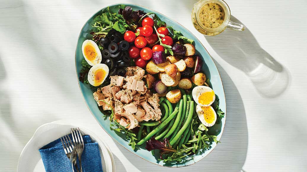 Salade niçoise au thon